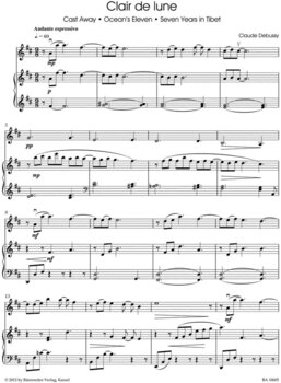 Noder Bärenreiter Popular Movie Hits for Violin and Piano Noder - 3
