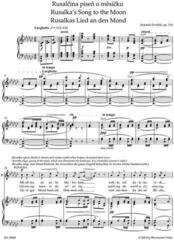 Sheet Music Bärenreiter Rusalčina píseň o měsíčku Sheet Music - 1
