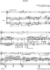 Sheet Music Bärenreiter Sonáta pro lesní roh a klavír op. 2 Sheet Music - 1