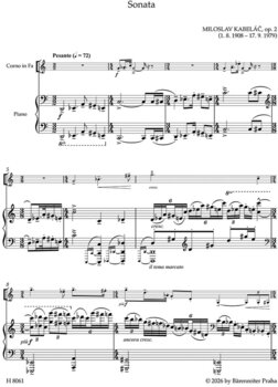 Sheet Music Bärenreiter Sonáta pro lesní roh a klavír op. 2 Sheet Music - 2