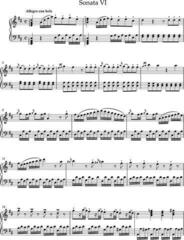 Noter Bärenreiter Šest snadných sonát pro klavír Noter - 2