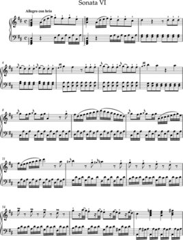 Noter Bärenreiter Šest snadných sonát pro klavír Noter - 3
