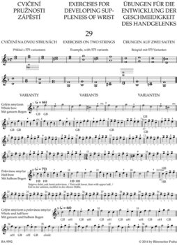 Note Bärenreiter Škola smyčcové techniky op. 2 Note - 2