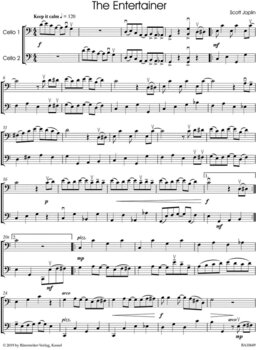 Notis Bärenreiter The Roots of Jazz for Two Cellos Notis - 2