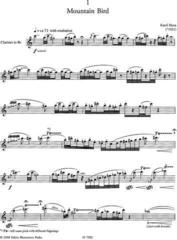 Noter Bärenreiter Three Studies for Solo Clarinet Noter - 1