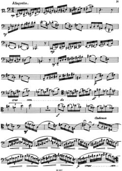 Note Bärenreiter Virtuózní etudy pro fagot Note - 3