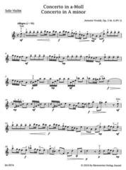 Noten Bärenreiter Vivaldi: Concerto Noten - 1