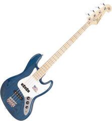 Električna bas gitara SX SJB75 Basic SET Trans Blue Električna bas gitara - 1