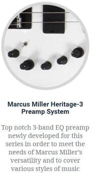 5-snarige basgitaar Sire Marcus Miller M2-5 2nd Gen Basic SET White Pearl 5-snarige basgitaar - 3