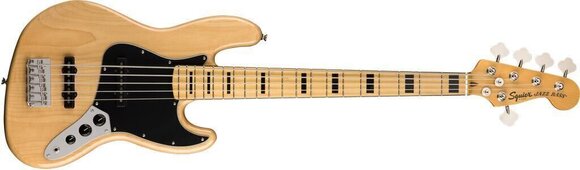 5 strunska bas kitara Fender Squier Classic Vibe '70s Jazz Bass V MN Basic SET Natural 5 strunska bas kitara - 3