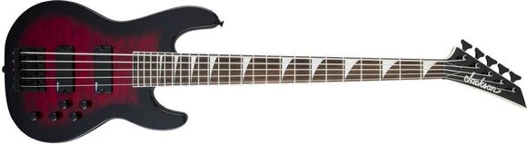 5-strenget basguitar Jackson JS Series Concert Bass JS3VQ AH Standard SET Transparent Red Burst 5-strenget basguitar - 3
