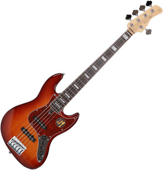 5 stīgu basģitāra Sire Marcus Miller V7 Alder-5 2nd Gen Basic SET Tobacco Sunburst 5 stīgu basģitāra - 2