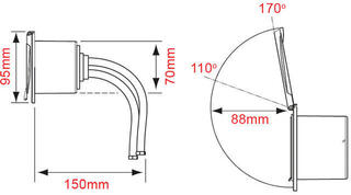 Douchette bateau Nuova Rade Shower Case + Mixer Tap Douchette bateau - 1