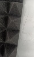 Mega Acoustic PA-PMP5-DG-50x50x5 Dark Grey Absorbent foam panel