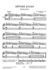 Notas Henri Lemoine Výběr dětských etud pro harmoniku op. 37 Notas - 1