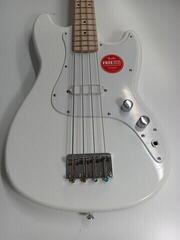 Baixo de 4 cordas Fender Squier Sonic Bronco Bass MN Arctic White Baixo de 4 cordas (Tao bons como novos) - 1