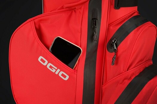 Sac de golf Ogio Alpha Aquatech 504 Lite Red Stand Bag 2019 - 8