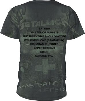 Shirt Metallica Master Of Puppets Green L Shirt - 2