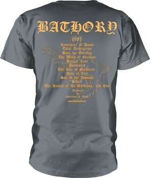 T-Shirt Bathory The Return... Grey M T-Shirt - 2