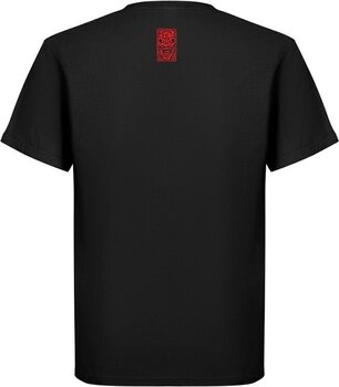 T-Shirt Iron Maiden Axe Eddie Red White Circle Back And Front Black 2XL T-Shirt - 2