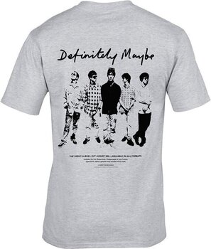 T-Shirt Oasis Definitely Maybe Promo Grey M T-Shirt - 2