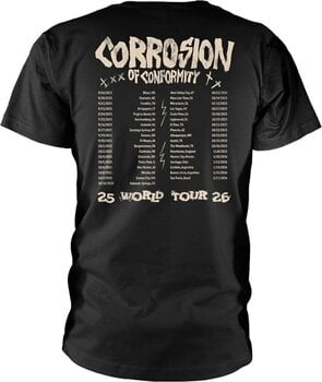 Shirt Corrosion Of Conformity Forever Amplified Tour 2025 Black XL Shirt - 2