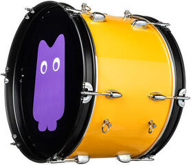 Bubanj za marširanje NRG Crowd Power 18" Basic SET Navijački bubanj 18" Yellow Flash - 1