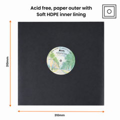 Obal/kufr na LP desky Legend Vinyl LV32 Mixed Pack - Inner & Outer Obaly na LP desky (12" Vinyl) 20 Black-Clear - 3