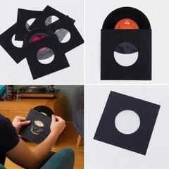Veske/etui til LP-plater Legend Vinyl LV29 Vinyl Record Sleeves (7" Vinyl) 25 Black - 4