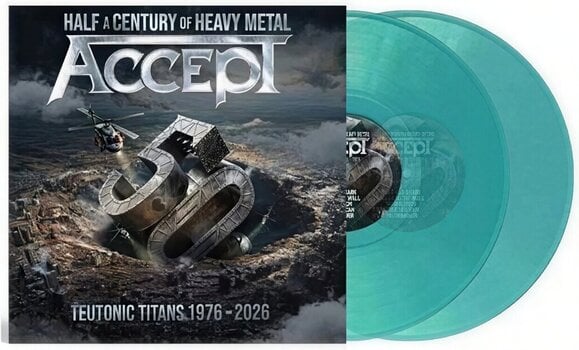 Vinyl Record Accept - Teutonic Titans 1976-2026 (Limited Edition) (Turquise Coloured) (2 LP) - 2