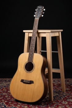 Dreadnought Guitar Pasadena PD-300 Natural Satin Dreadnought Guitar (Just unboxed) - 13