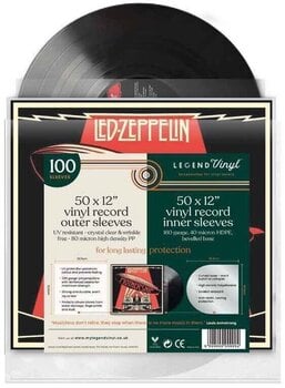 Koffer für LP-Platten Legend Vinyl LV30 Mixed Pack - Curved Base Inner & Outer LP-Cover (12" Vinyl) 50 Crystal Clear - 2