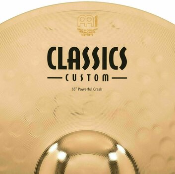 Crash Cymbal Meinl CC16PC-B Classics Custom Powerful Crash Cymbal 16" - 4
