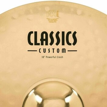 Cymbale crash Meinl CC18PC-B Classics Custom Powerful Cymbale crash 18" - 4