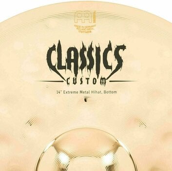 Cymbale charleston Meinl CC14EMH-B Classics Custom Extreme Metal Cymbale charleston 14" - 10