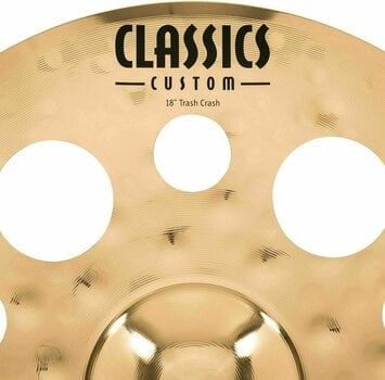 Crash Cymbal Meinl CC18TRC-B Classics Custom Trash Crash Cymbal 18" - 4