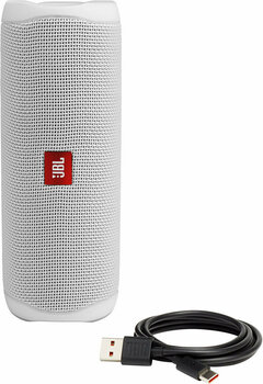 portable Speaker JBL Flip 5 White - 4