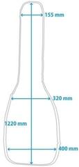 Bassguitar Gigbag CNB BGB1680 Bassguitar Gigbag - 1