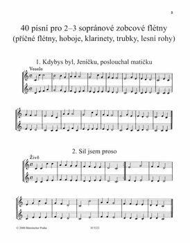 Solo vocal literature Rudolf Gruber 50 národních písní I. díl Music Book - 3
