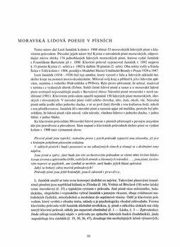 Partitions pour chant solo Leoš Janáček Moravská lidová poezie v písních Partition - 3