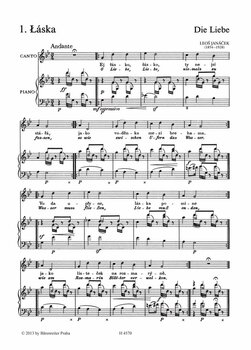 Partitions pour chant solo Leoš Janáček Moravská lidová poezie v písních Partition - 5