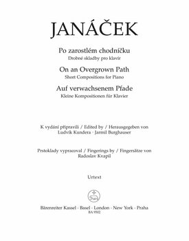 Partitura para pianos Leoš Janáček Po zarostlém chodníčku Livro de música - 2