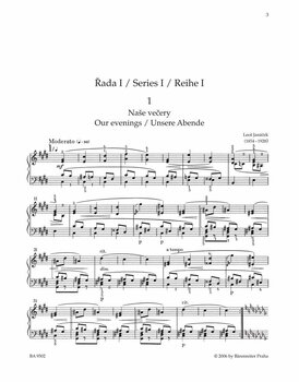 Music sheet for pianos Leoš Janáček Po zarostlém chodníčku Music Book - 4