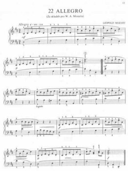 Partitura para pianos Bärenreiter Snadné skladby XVII. a XVIII. století I Livro de música - 2