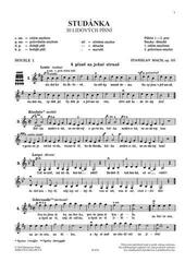 Sheet Music Stanislav Mach Studánka (30 českých lidových písní v úpravě pro sólové housle s doprovodným hlasem druhých houslí) Sheet Music - 1