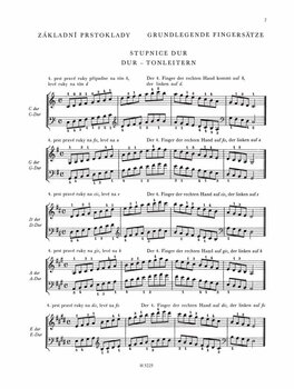 Music sheet for pianos Kraus - Dostal Stupnice Music Book - 4