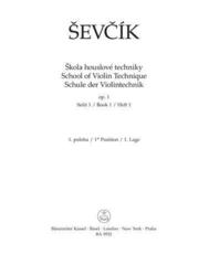 Sheet Music Otakar Ševčík Škola houslové techniky op. 1, sešit 1, 1. poloha Sheet Music - 1
