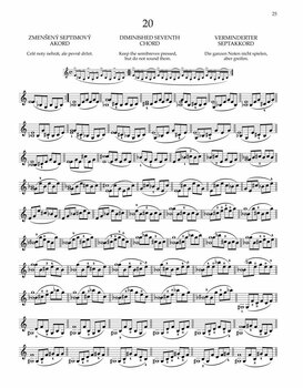 Partitions pour cordes Otakar Ševčík Škola houslové techniky op. 1, sešit 1, 1. poloha Partition - 6