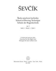 Sheet Music Otakar Ševčík Škola smyčcové techniky op. 2, Sešit 1 - Cvičení pro pravou ruku Sheet Music - 1