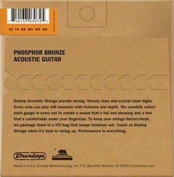 Cordes de guitares acoustiques Dunlop DAP1048 - 2
